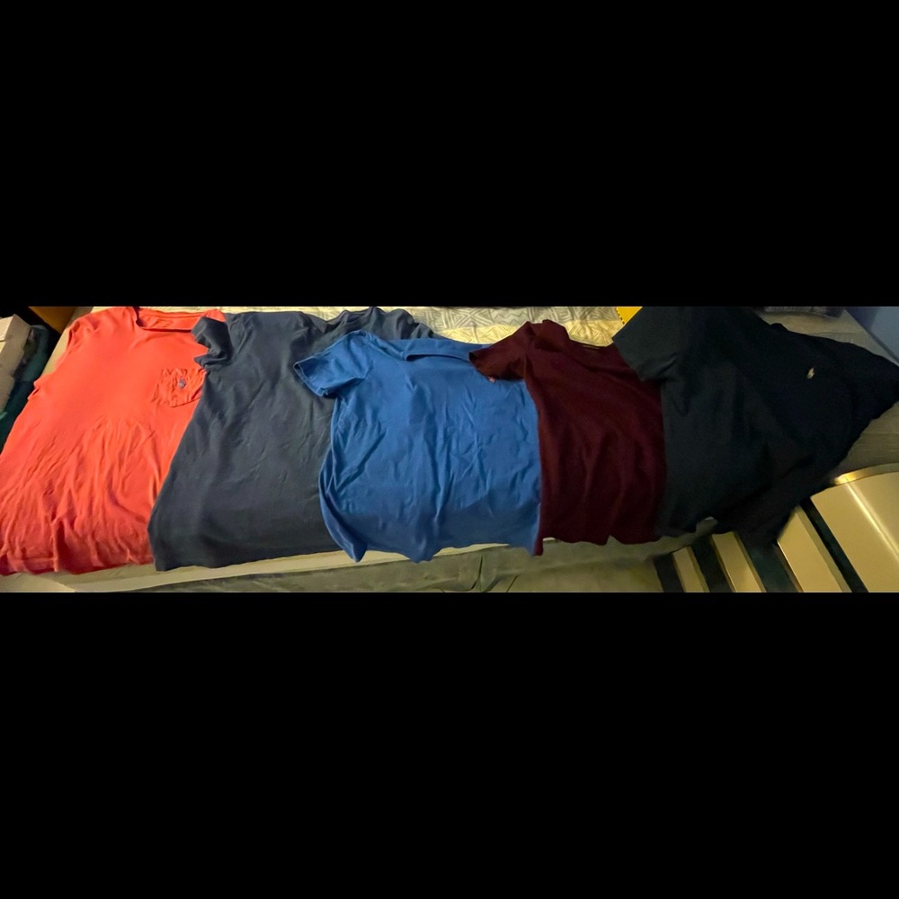 5 polo Ralph Lauren t shirts- lightly used - Picture 1 of 3